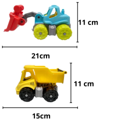Imagen de Camión duravit chico autos excavadora juguetes