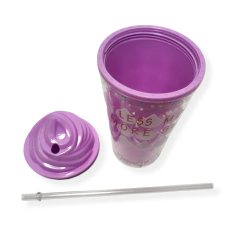 Vaso Sorbete Reutilizable Bebida Tapa Helado Acrilico - pachos
