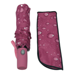 Paraguas Corto Mini Automático Gotas Reforzado Lluvia en internet
