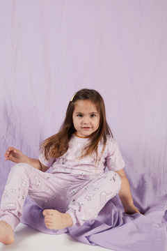 Pijama Bosque Long Lila