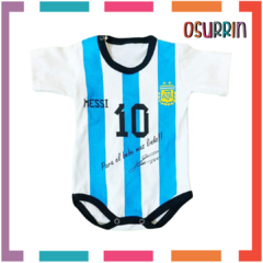Body MUNDIAL Argentina Messi 10 Algodón Premium - comprar online