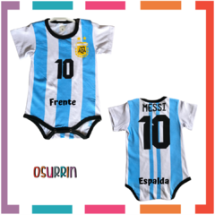 Body MUNDIAL Argentina Messi 10 Algodón Premium