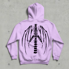 DEVIL BONES lilac hoodie