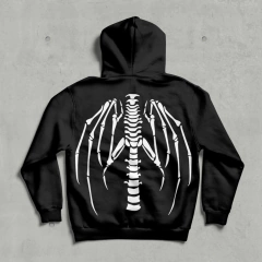 Devil bones - hoodie oversize en internet