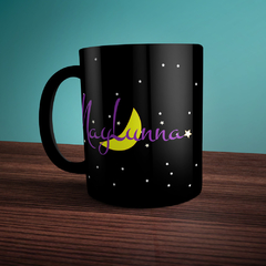 Caneca NayLunna "Astro Stars" Preta - comprar online