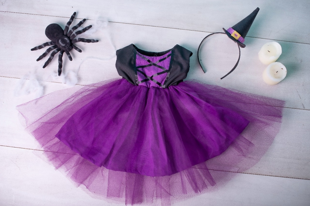 Vestido Fantasia Infantil Menina Aranha - Bem Vestir