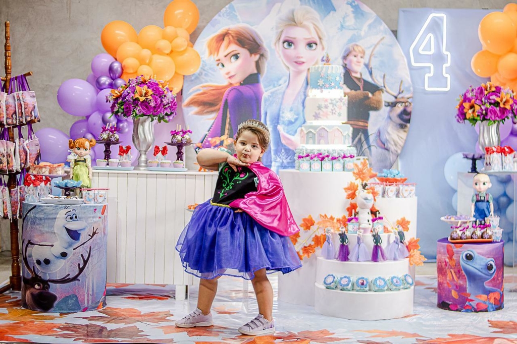 Vestido Infantil Princesa Anna - Frozen  Floresça Ateliê - Floresça Ateliê  Infantil