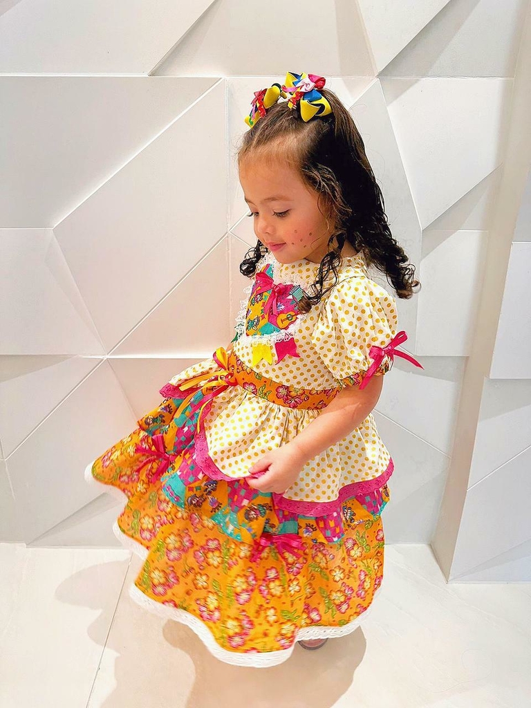 Romper Saia/vestido Infantil P ao Tam 4 Barbie Luxo