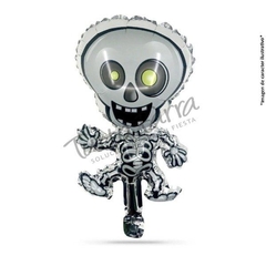 Globo Jb Metalizado Halloween Esqueleto