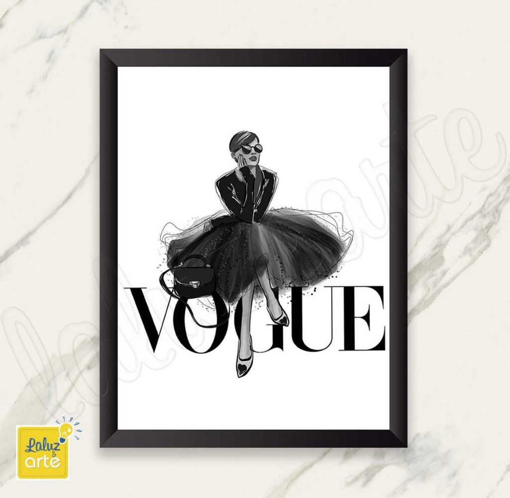 Quadro Vogue - Comprar em Laluz & Arte