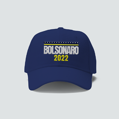 Boné "Bolsonaro 2022" Azul Tecido (cód. 262)
