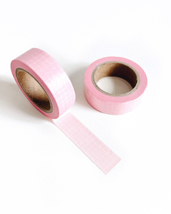 Washi tape grid - rosa claro - comprar online