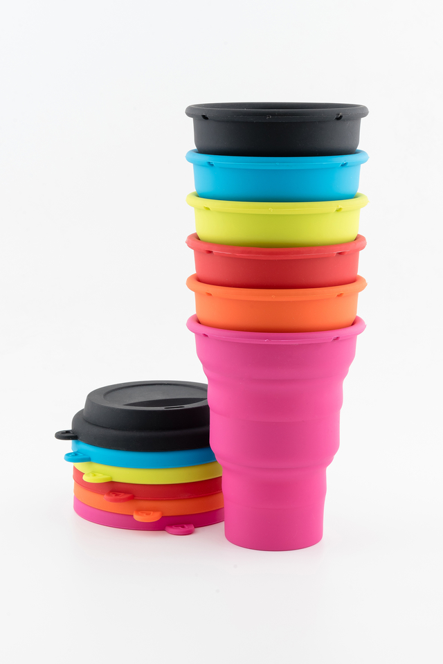Copo de Silicone Retrátil | 480 ml - Fibra Eco