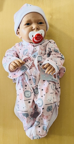 Antagonismo peine Educación Bebote bebe real reborn Casita de muñecas 53cm Mia