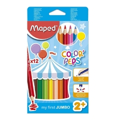 Lapices De Color Maped Jumbo Color Peps