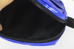 Shoulder bag azul metalizada - loja online