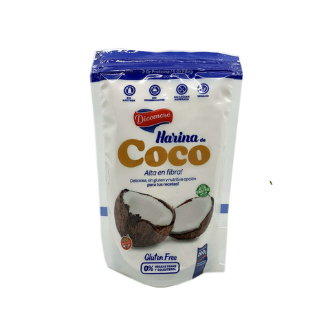[Pack x4] HARINA DE COCO Dicomere | Free Gluten | 200g