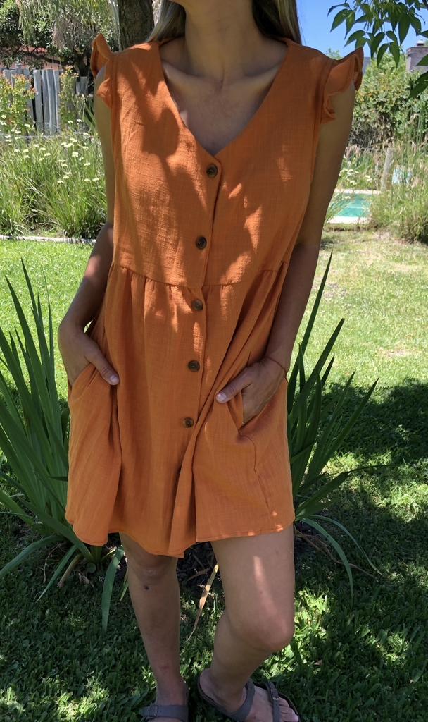 VESTIDO LINO BÁRBARA - Comprar en justlikepipita