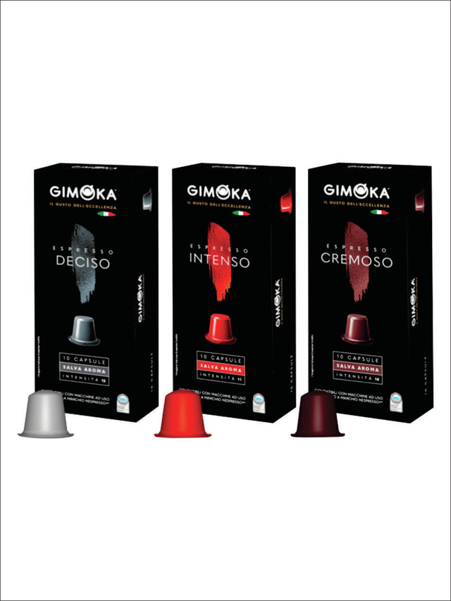 Café en capsulas GIMOKA Vellutato x 10 uds