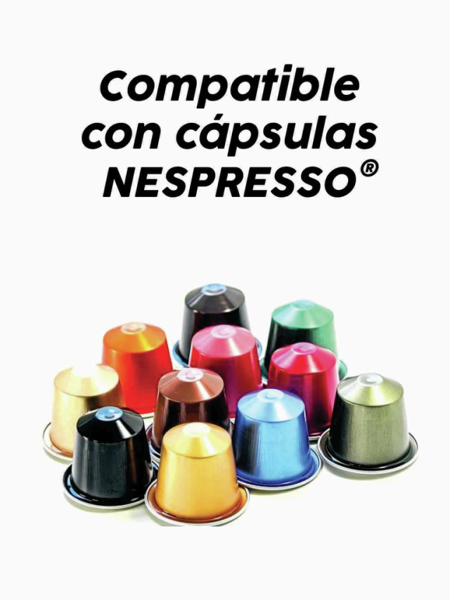 COMBO XL! Nespresso XL + 20 cápsulas de café en aluminio