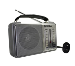 Radio Spica Sp5058 Retro Am/fm Dos Bandas + Auriculares