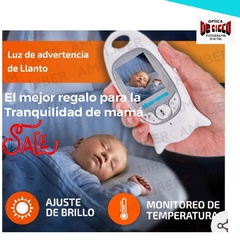 Baby Call con camara de video y pantalla, tambien trae sensor de temperatura