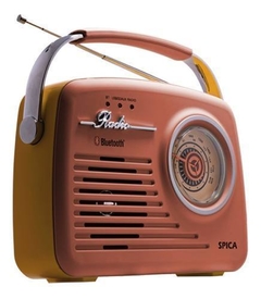 Radio Vintage Parlante Bluetooth Portatil Spica Sp110 Am/fm - comprar online