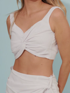 Oleaje Top Pure White - comprar online