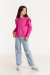 Remera de modal con volados Carmela - comprar online