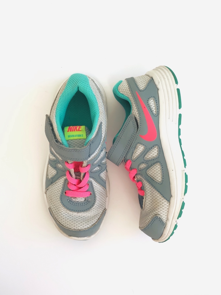 zapatillas cordon fucsia c velcro nike numero 29 5 eu 22 cm
