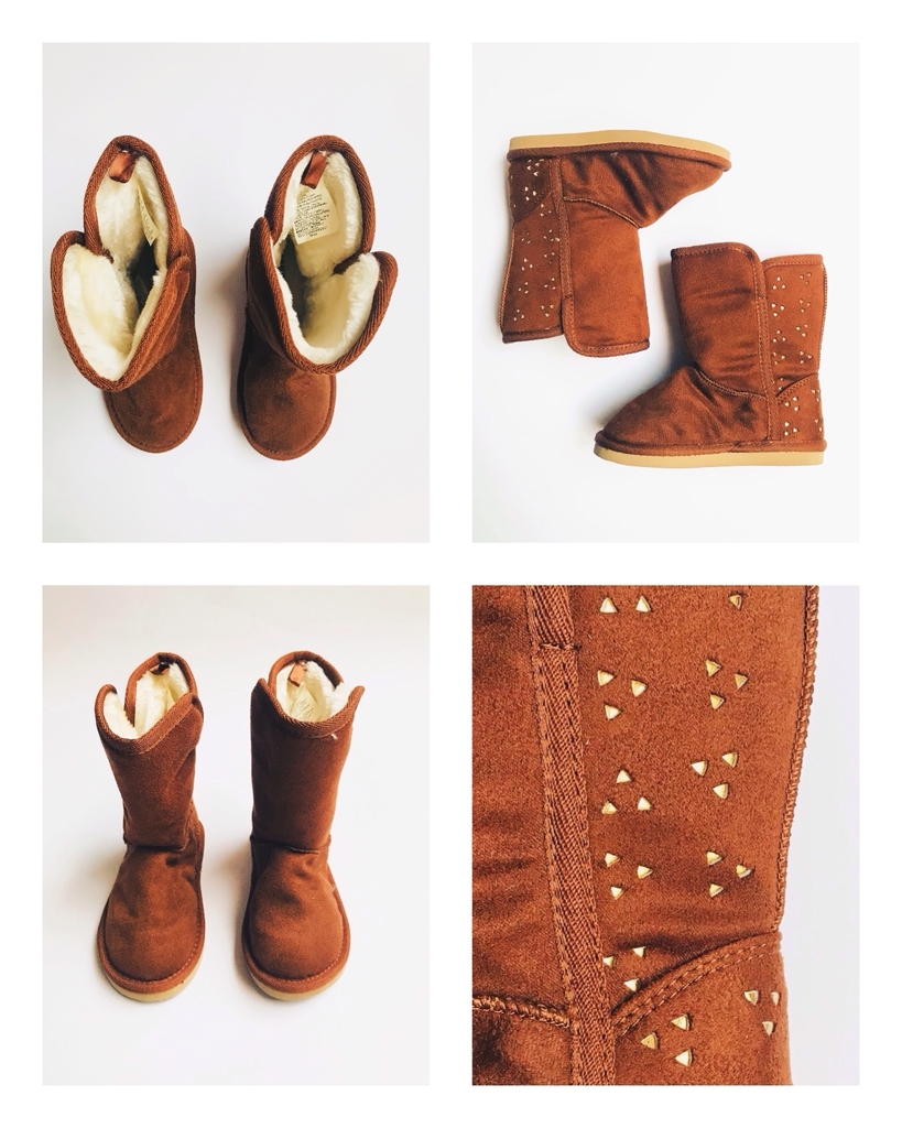 Botas con abrigo adentro- sin uso- Old Navy- 18 cm de suela