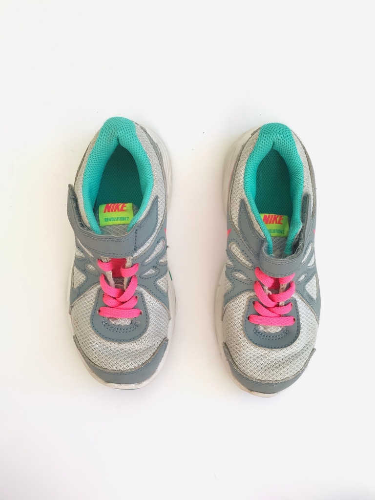 zapatillas cordon fucsia c velcro nike numero 29 5 eu 22 cm