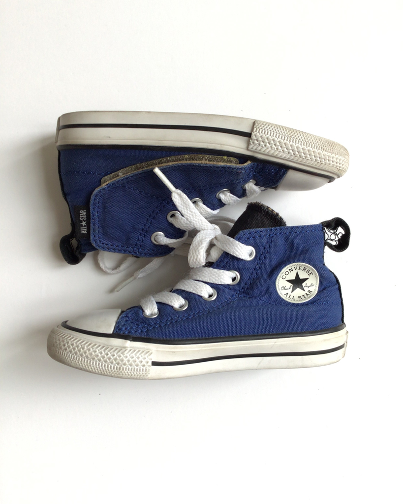 converse plata velcro
