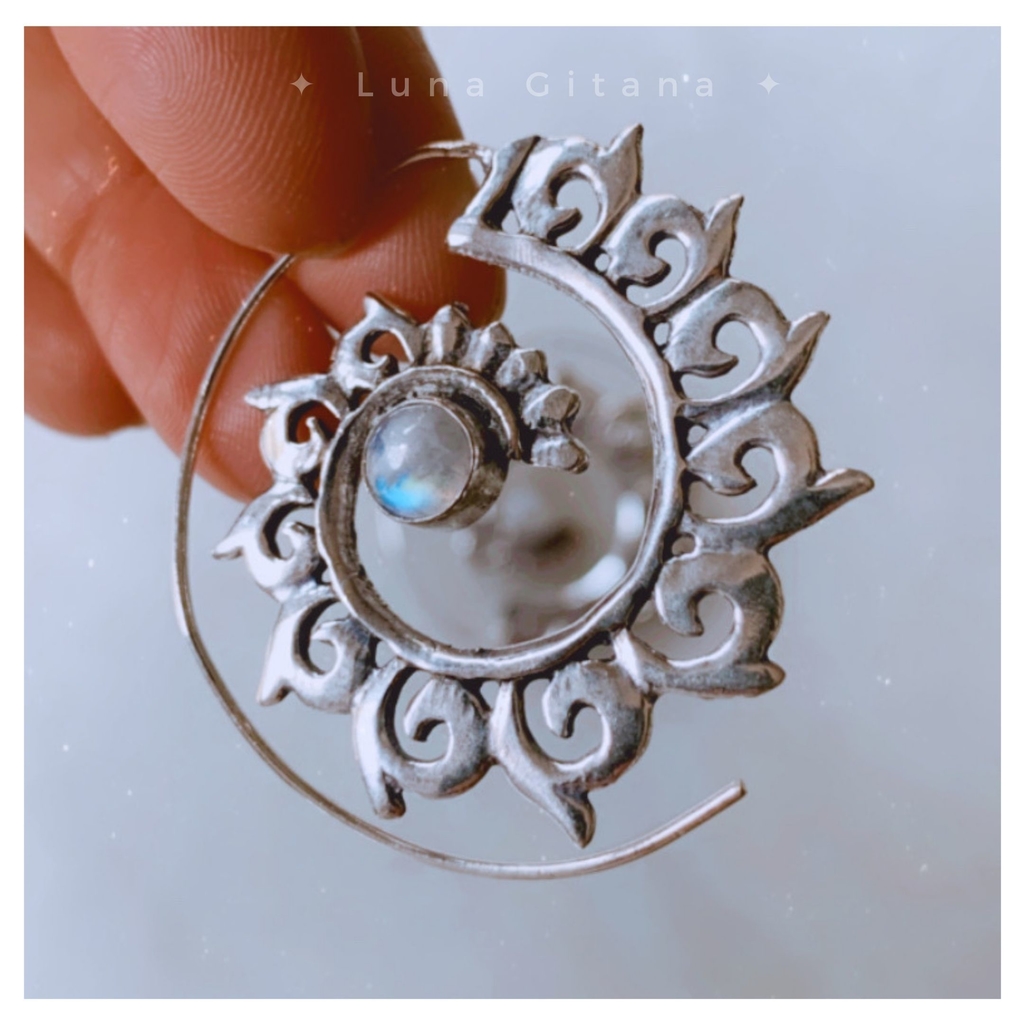 Aros de la India SunFlower - Comprar en Luna Gitana