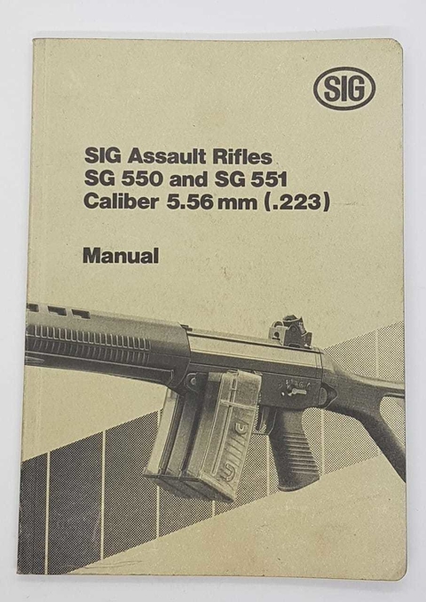 MANUAL ORIGINAL SIG 550/551 - Armeria Gun Parts