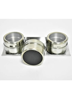 Set X3 Especieros Imantados Con Visor Condimenteros Con Base en internet