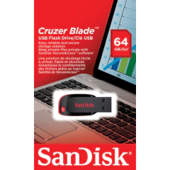Pendrive 64gb Sandisk Cruzer Blade Negro en internet
