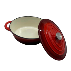Olla oval de Hierro Esmaltado rojo 30 cm Vonne - comprar online