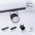 PACK // RIEL 1,5 MTS NEGRO + TACHOS CHAPA + CONECTOR + ADAPTADORES + AR111 LED