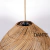 A PEDIDO // COLGANTE CANASTO - MAITENA - DE RATTAN Ø40cm NEGRO - comprar online