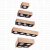 PLAFON BOX - AMAIA - MADERA PARAISO 4 LUCES CUADRADO + LAMPARA AR111 en internet