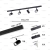 PACK // RIEL 1,5 MTS NEGRO + CABEZALES CHAPA + CONECTOR + ADAPTADORES + DICROLED - comprar online