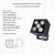 PROYECTOR DE EXTERIOR GOGO 4 LED /// A PEDIDO en internet