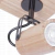 A PEDIDO // PLAFON CUADRADO - ARIEL - 4 LUCES MADERA PARAISO TECHO - tienda online
