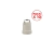 PACK X10 /// PORTALAMPARAS E27 CERAMICA C/PUENTE 3/8