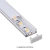 PERFIL *** 1 metro *** CHATO CON TIRA LED 4,8 W/M LUZ CALIDA *** SIN FUENTE *** /// A PEDIDO