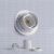 PACK X40 /// PORTALAMPARA PVC BLANCO ROSCA EXTERIOR E27 - comprar online