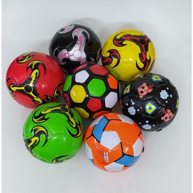 Mini Bola De Futebol Colorida - Comprar em Brinkpell