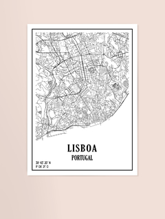 Coleção Mapas - Lisboa - Almai Store