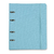 Caderno Criativo Argolado Azul Pastel Pautado 17x24cm